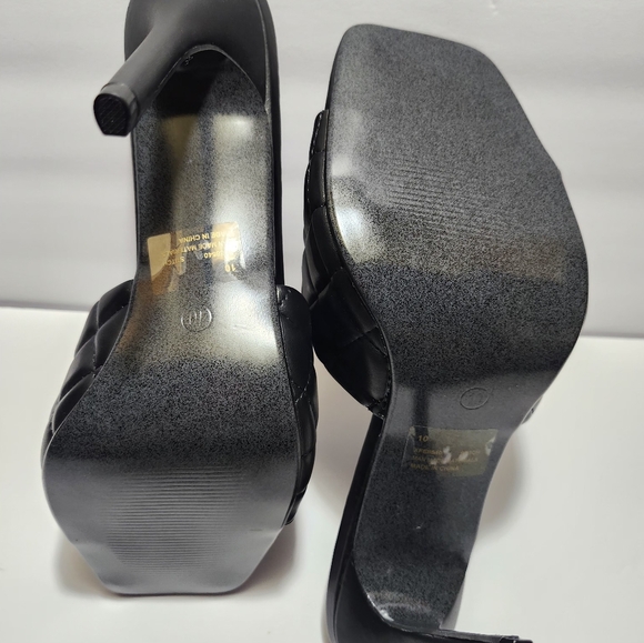 Cape Robbin Black Stiletto Heels - Picture 10 of 11